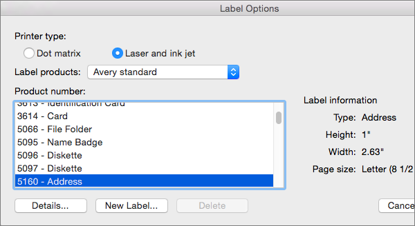 mailing label software for mac